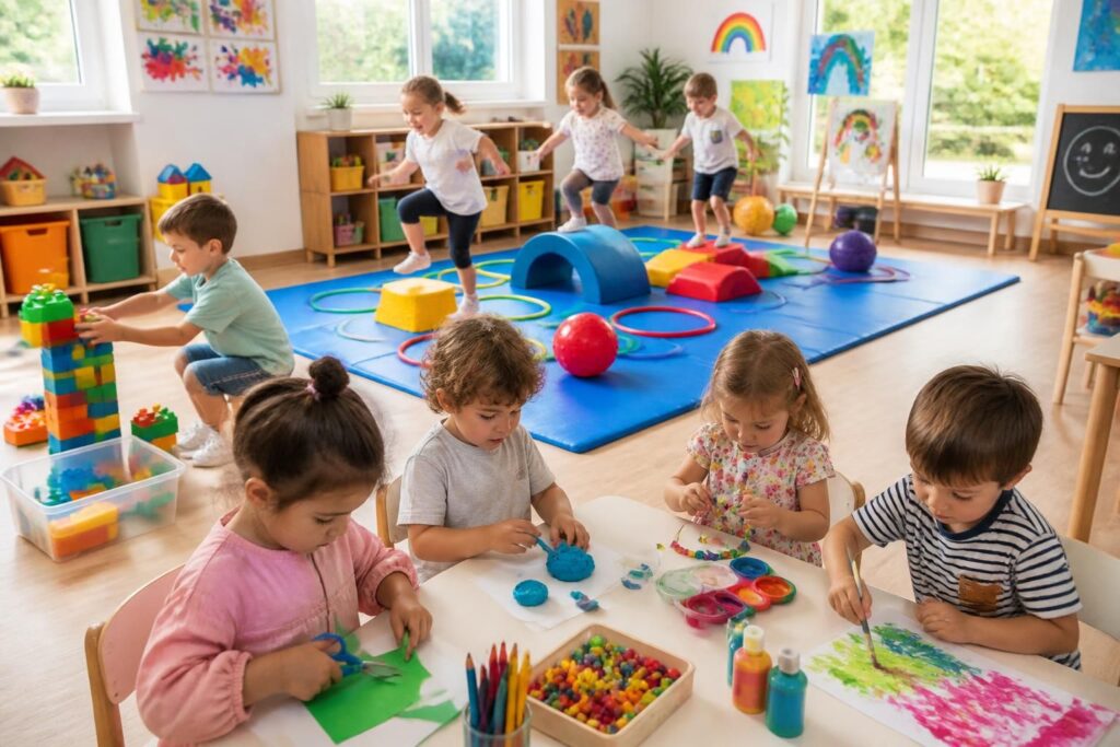 découvrez 25 activités ludiques et éducatives pour enfants de 4 ans, alliant jeux manuels et exercices moteurs pour stimuler leur créativité et leur motricité.
