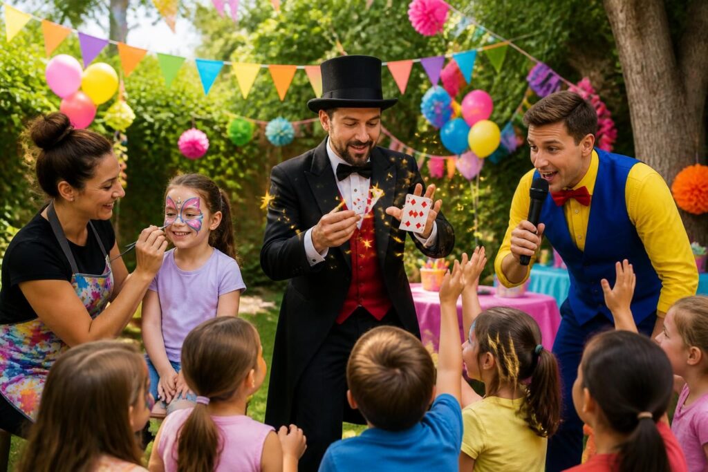 découvrez nos idées d'animation pour l'anniversaire de votre enfant : magicien, maquilleuse ou animateur. prix, conseils et astuces pour réussir une fête inoubliable.