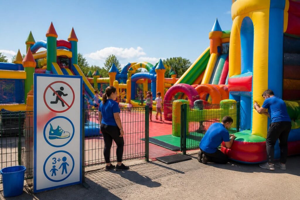 découvrez les points essentiels à vérifier avant de visiter un parc de jeux gonflable pour assurer sécurité et amusement à toute la famille.