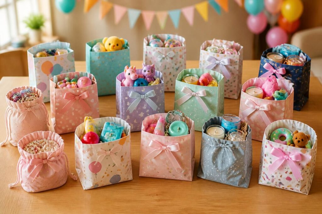 découvrez 15 idées originales de sachets d'anniversaire remplis de petits cadeaux parfaits pour remercier vos invités et rendre votre fête inoubliable.