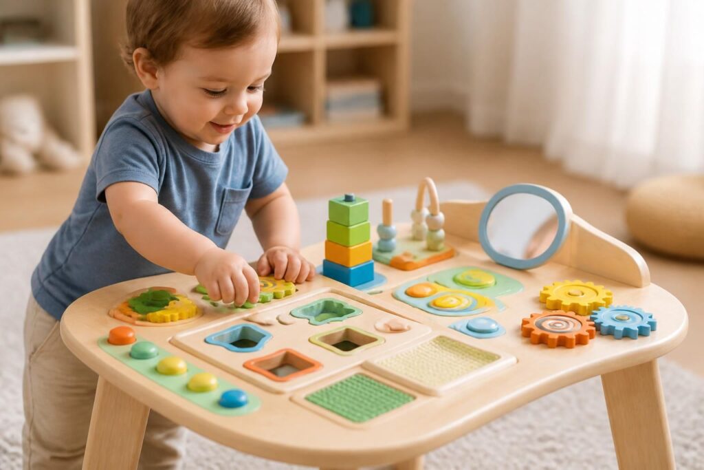 découvrez comment choisir la table d'activité idéale pour votre enfant de 1 à 3 ans, alliant sécurité, apprentissage et amusement pour ses premières découvertes.