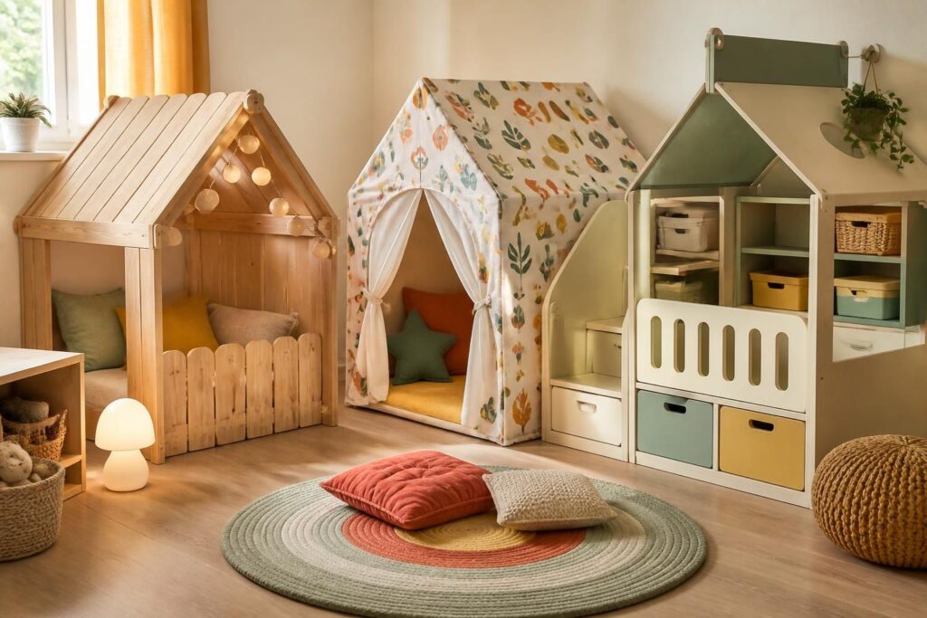 découvrez nos modèles de cabanes pour chambres d'enfant, alliant sécurité optimale et budgets adaptés pour créer un espace ludique et sécurisé.