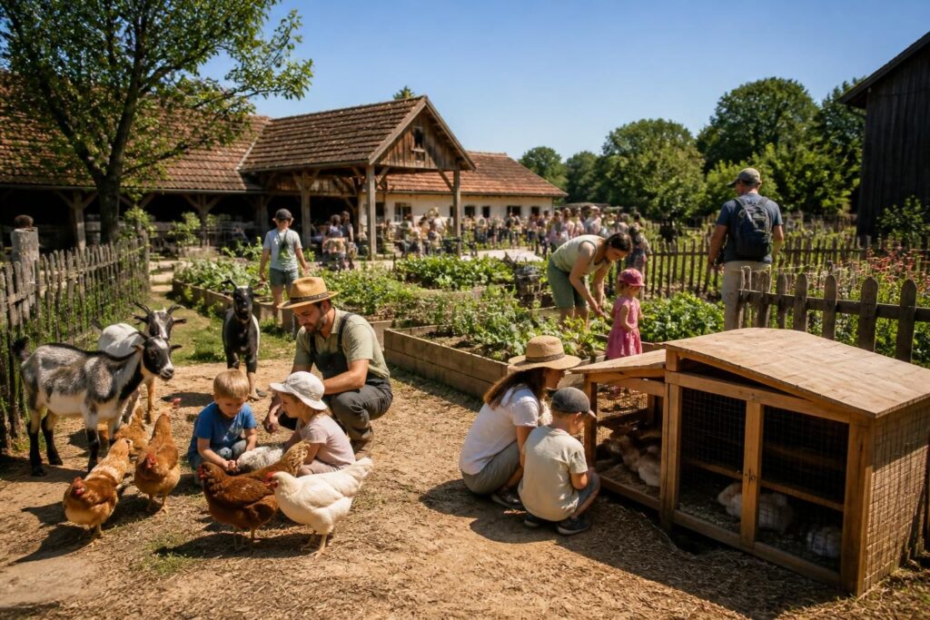 découvrez où trouver des fermes pédagogiques, les activités proposées sur place et les tarifs pour une sortie éducative et ludique en famille ou en groupe.