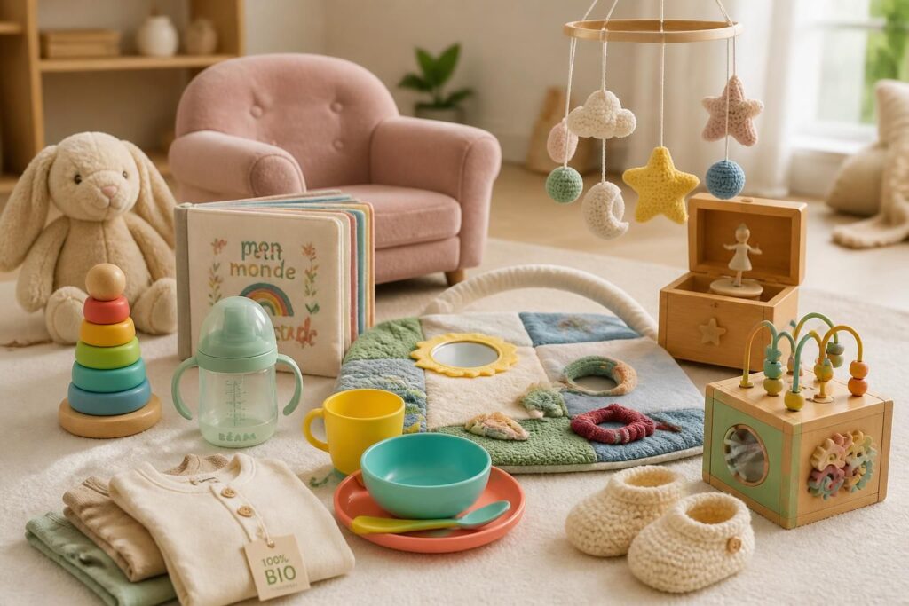 découvrez 12 idées cadeaux incontournables pour un bébé de 6 mois, parfaites pour allier originalité et utilité.