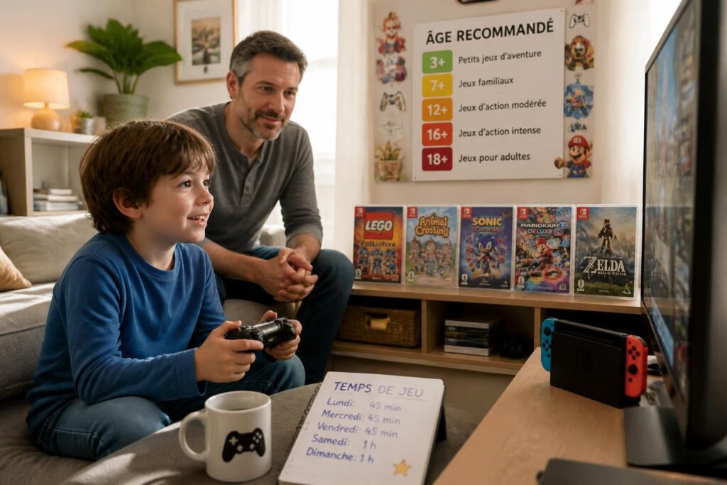 découvrez à quel âge les enfants peuvent commencer à jouer aux jeux vidéo, quelles limites fixer pour un usage sain, et quels jeux sont adaptés à chaque tranche d'âge.