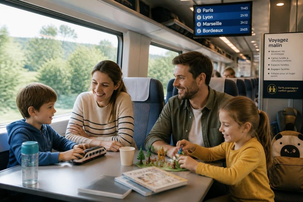 découvrez nos conseils pour voyager en train avec des enfants : tarifs avantageux, astuces pratiques et itinéraires adaptés pour un voyage en famille réussi.