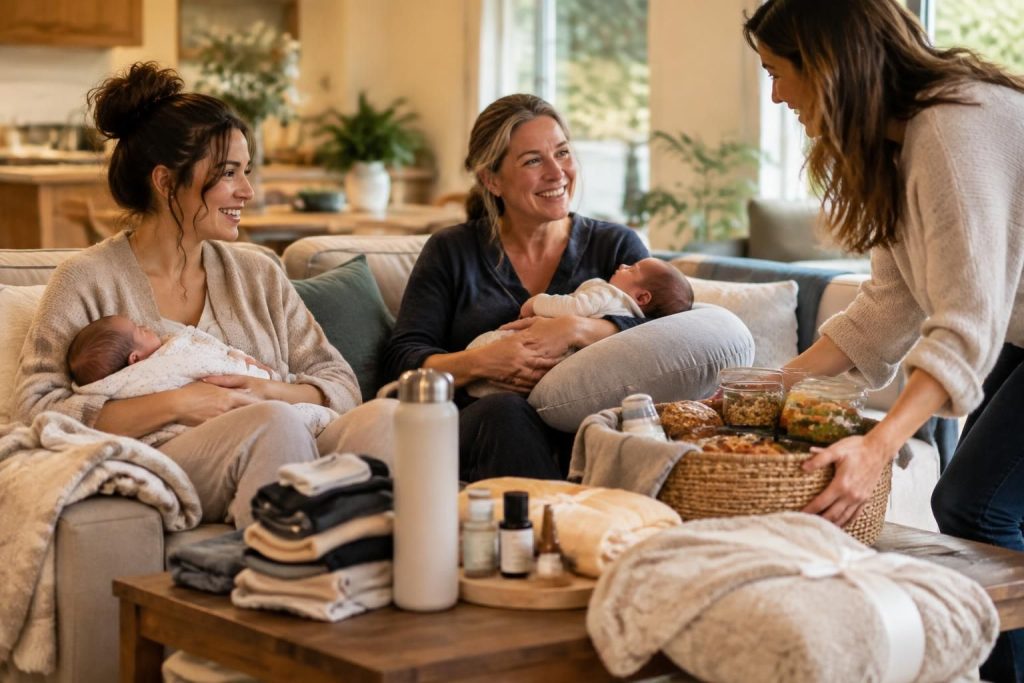 découvrez des idées de cadeaux pour maman adaptées à son âge et à sa situation post-partum, pour lui offrir une attention vraiment personnalisée.